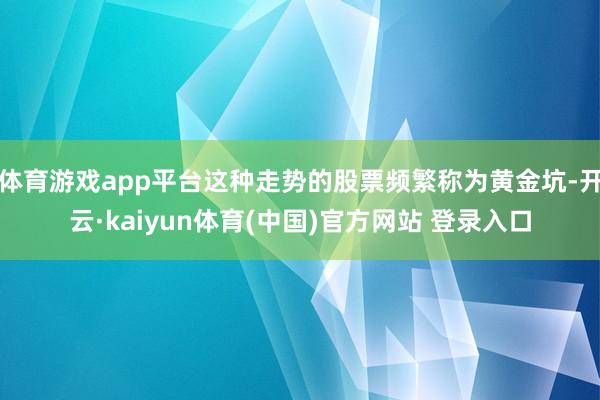 体育游戏app平台这种走势的股票频繁称为黄金坑-开云·kaiyun体育(中国)官方网站 登录入口